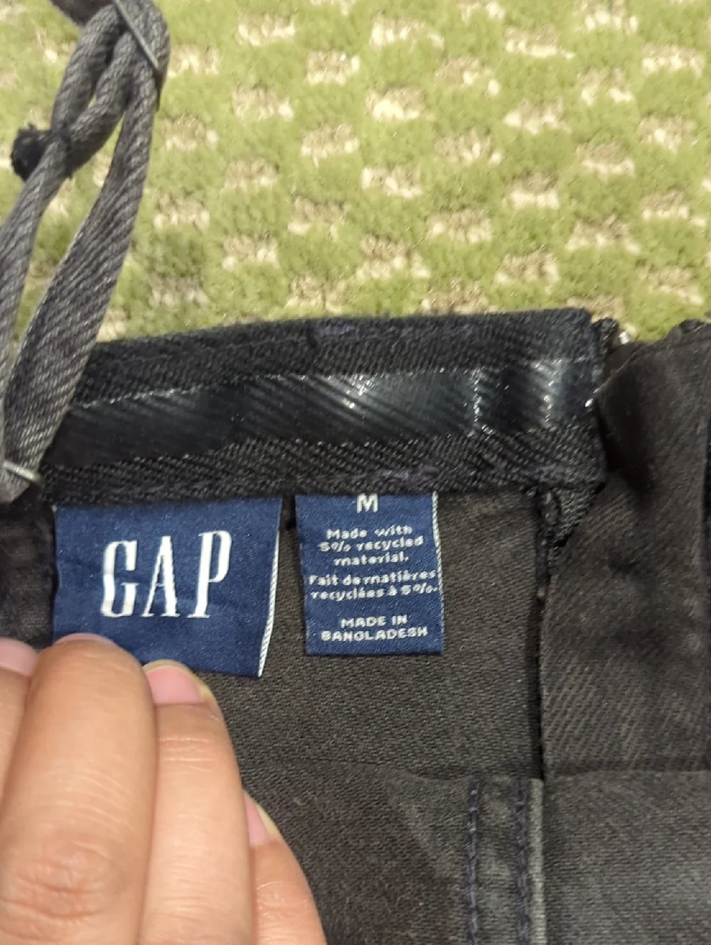 black denim corset top with spaghetti straps - Picture 2 of 4
